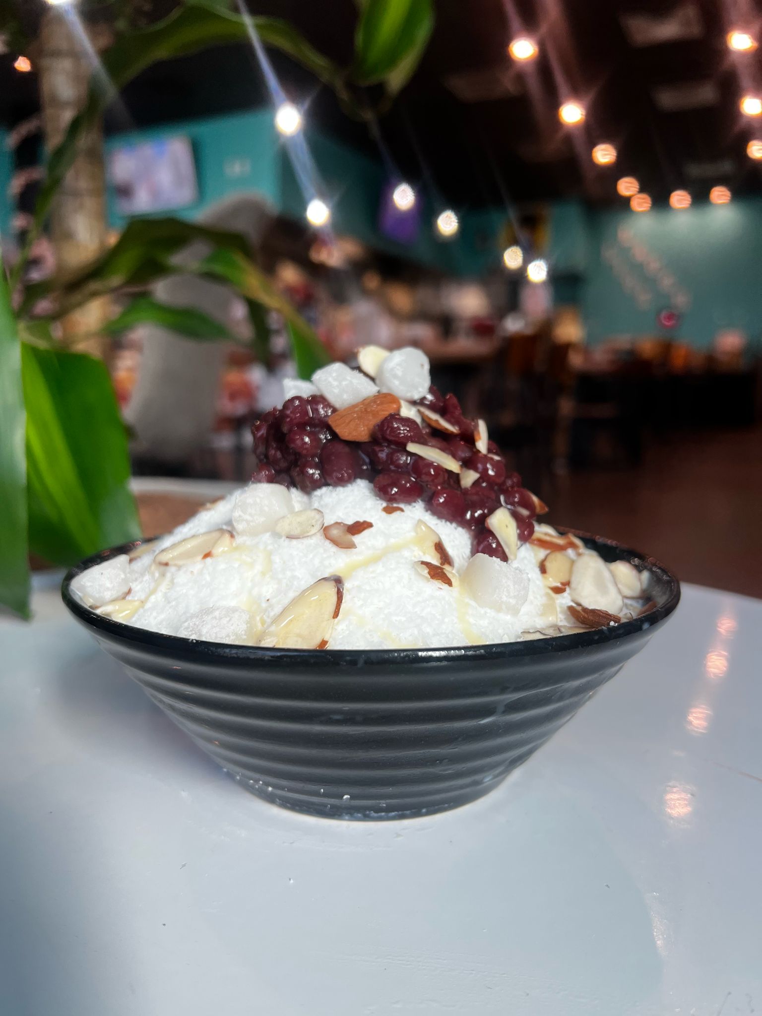 Red Bean Bingsu with Almonds