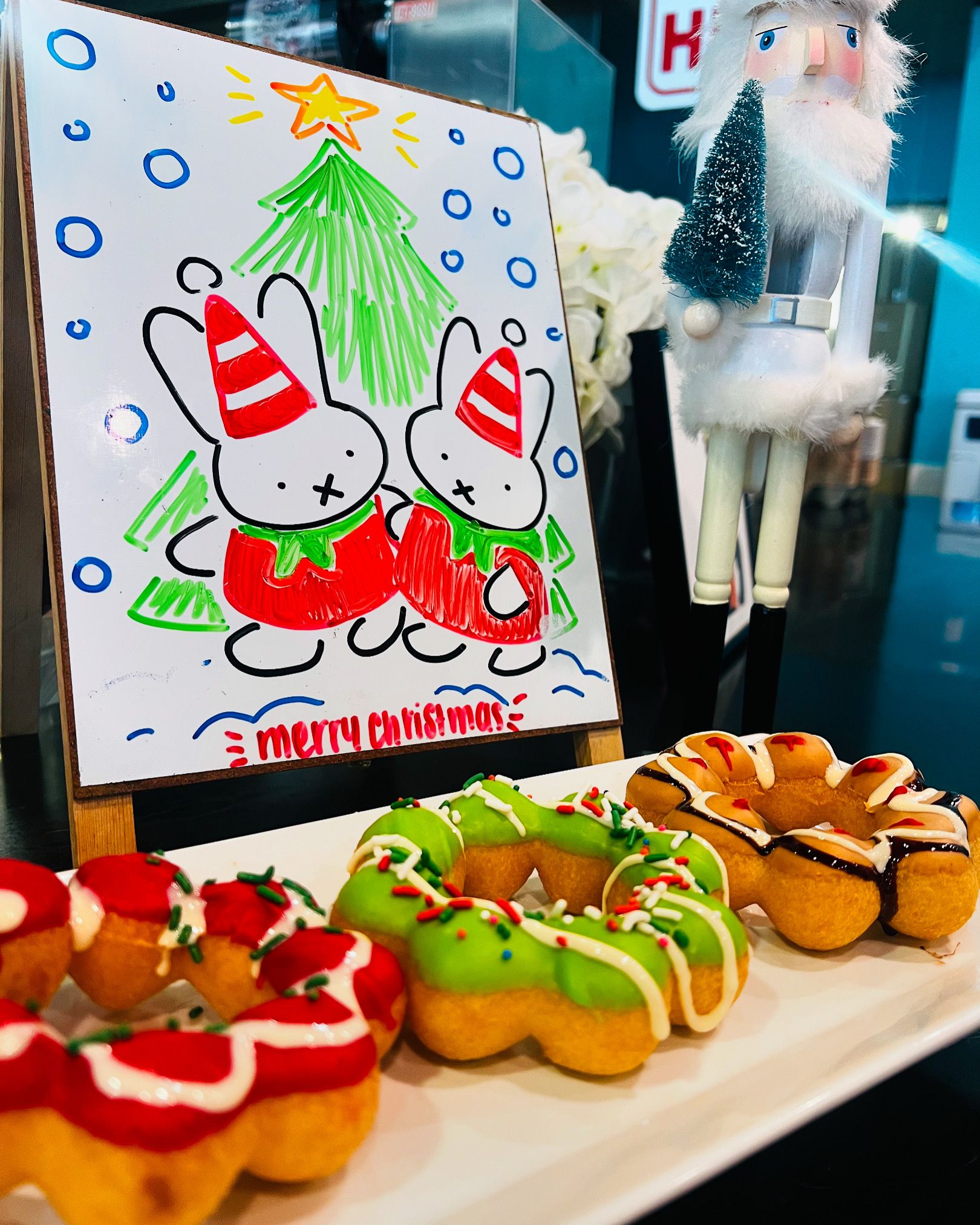 Christmas Themed Donuts